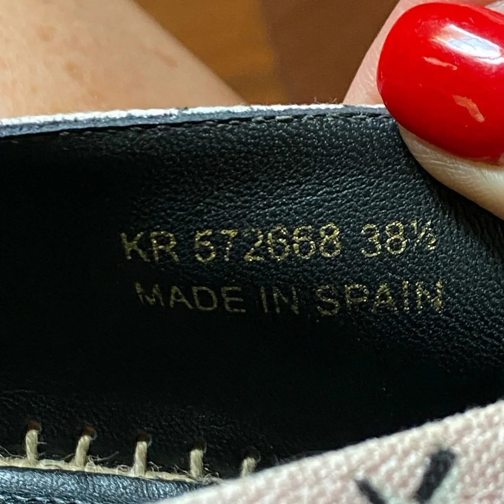 Saint Laurent Canvas Espadrilles 38.5